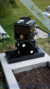 Large Granite Dice Headstone