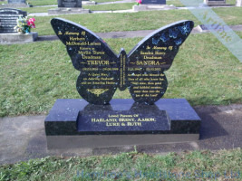 Butterfly Headstone