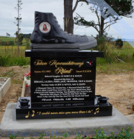 Chuck Tailor Shoe Headstone