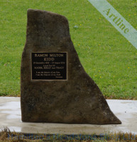 New Zealand Rock Headstone